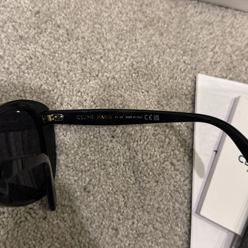 NEW Celine Black Cat-Eye Sunglasses - Picture 6 of 8